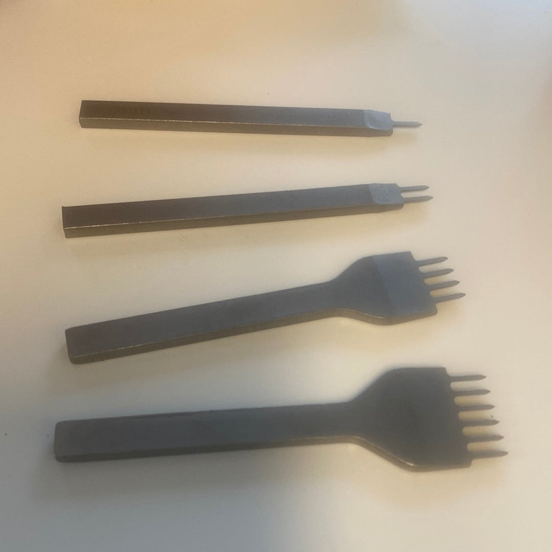 French style diamond pricking irons Set  4 mm