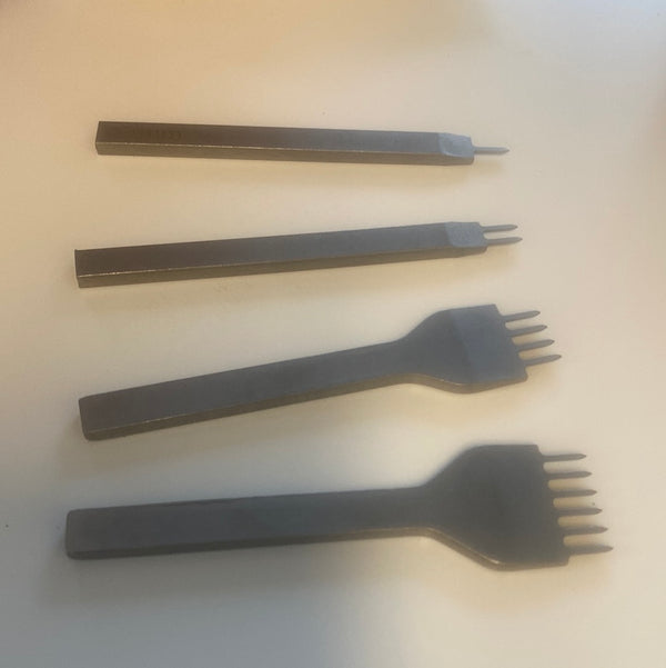 French style diamond pricking irons Set  4 mm