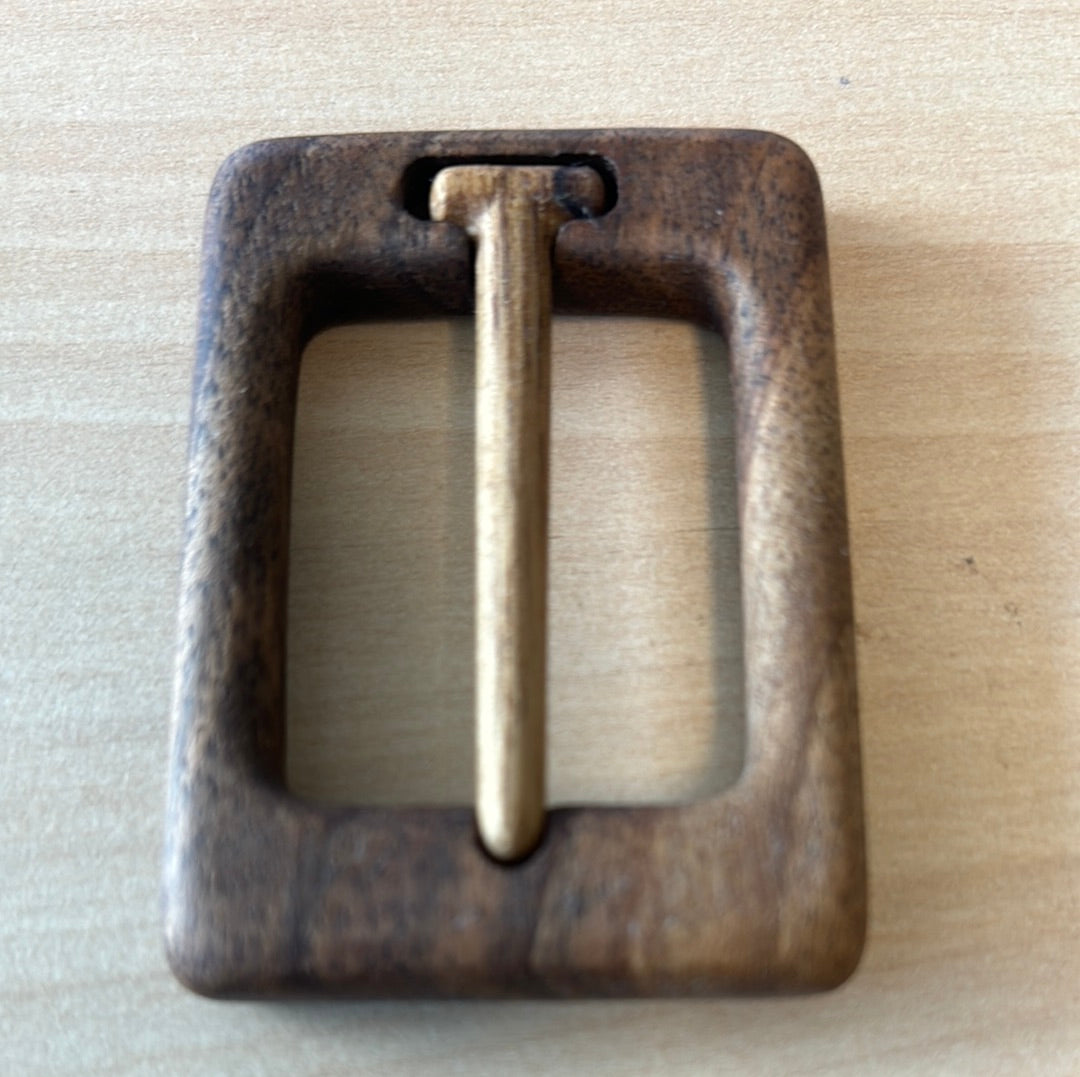 Woodbelt Buckle Brave 30 mm Color Walnut