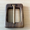 Woodbelt Buckle Brave 30 mm Color Walnut
