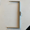 Metal bracket Nickel opening wallet purse square 18 cm