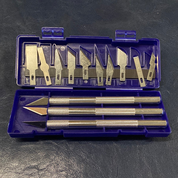 Cutting knife combo 13 blades and 3 handles