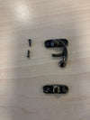 Leather Box lock Brass