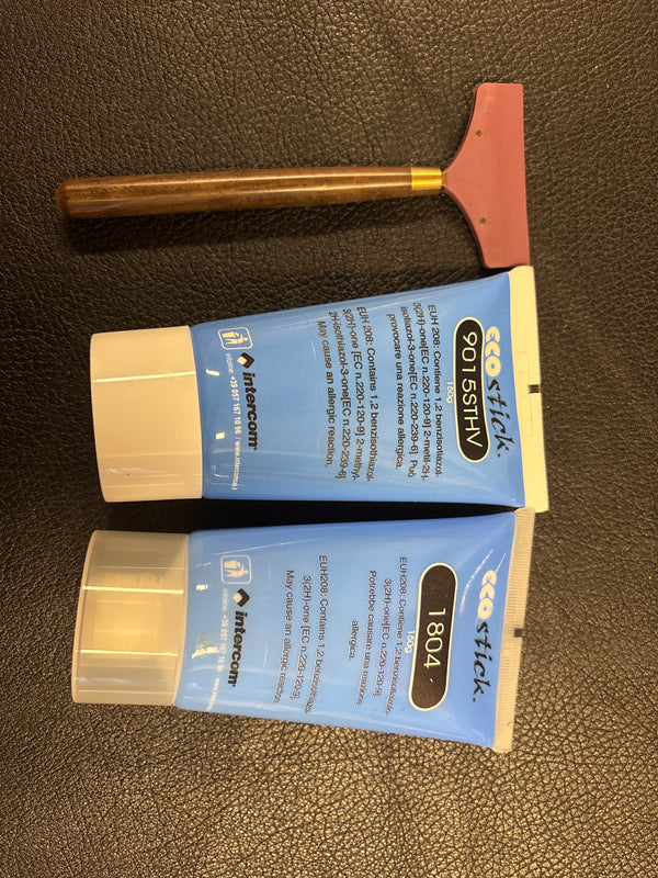 Leathercraft Master Bundle – Ecostick Intercom Permanent & Temporary Glue, Tokonole & Spatula Included!