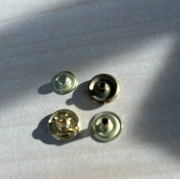 Snap button Gold 12