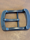 Black Brushed Steel Belt Buckle 4 cm