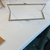 Metal bracket Nickel opening wallet purse square 18 cm