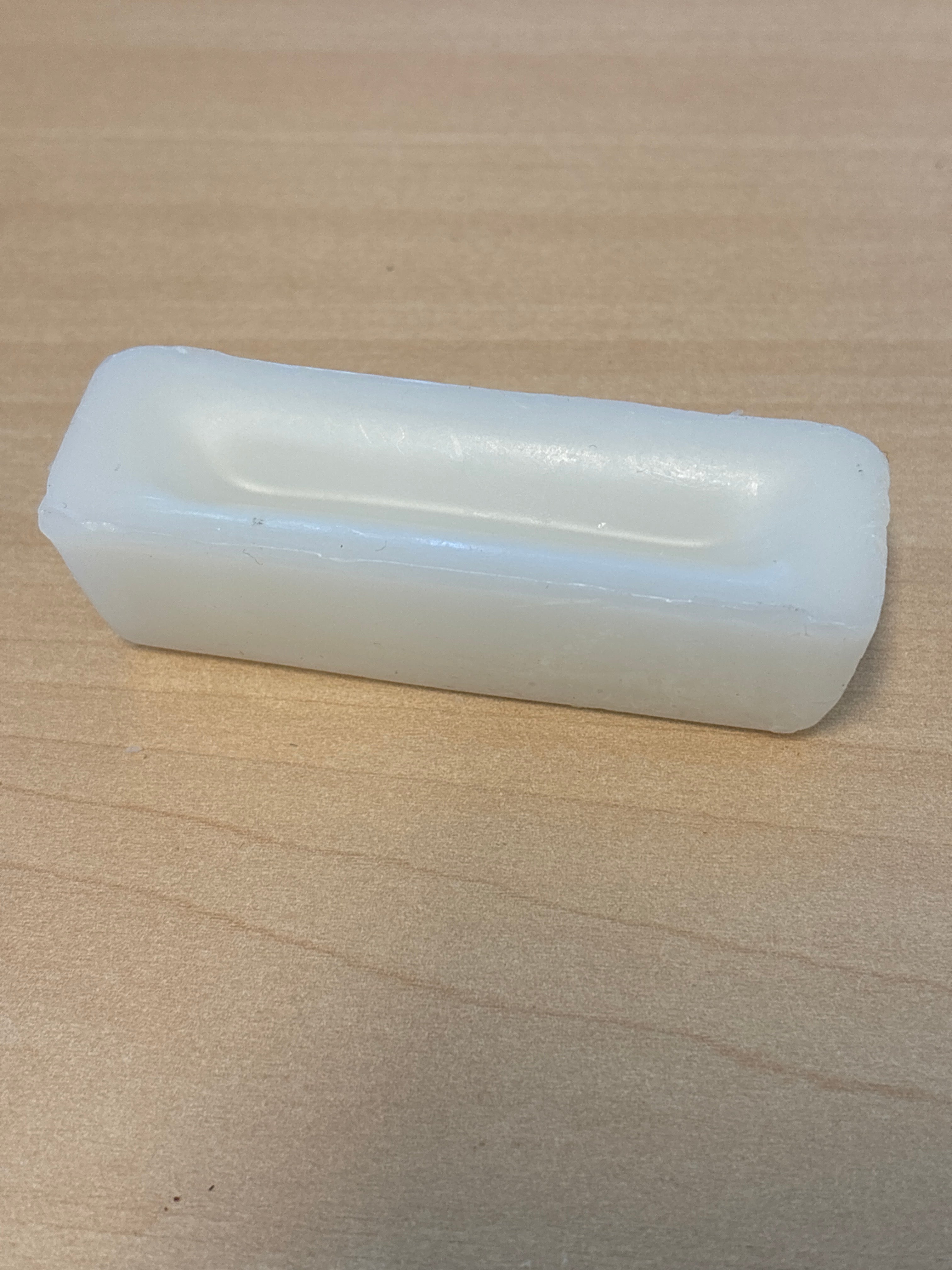 Edge polishing wax neutral white color large bar