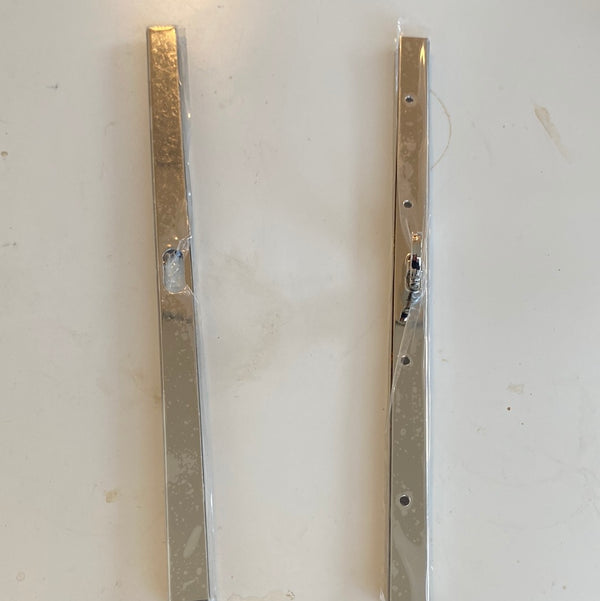 Metal bracket opening wallet purse 15 cm Nickel Luxury finish with screw