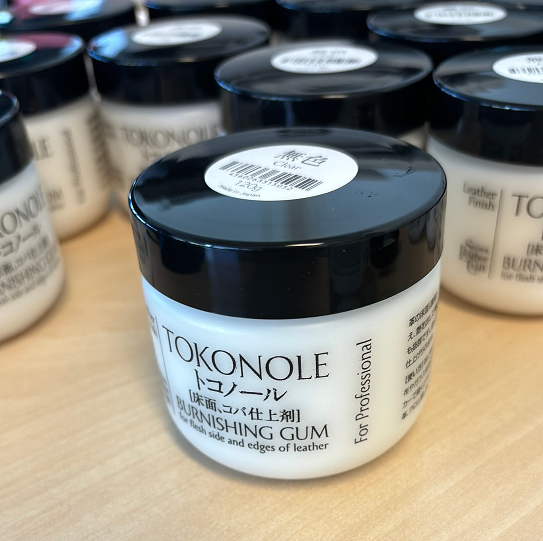 Seiwa Tokonole Edge Burnishing Gum 120 ml gr cream white color