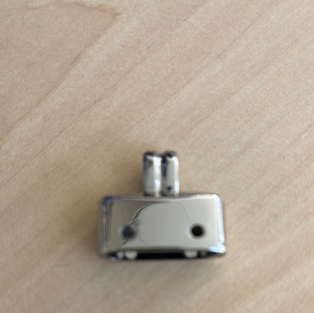 Metal key ring holder Nikkel
