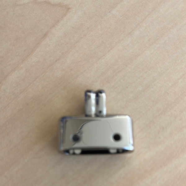 Metal key ring holder Nikkel