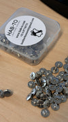 Chicago Screws bag of 25pc Leather hardware various colors