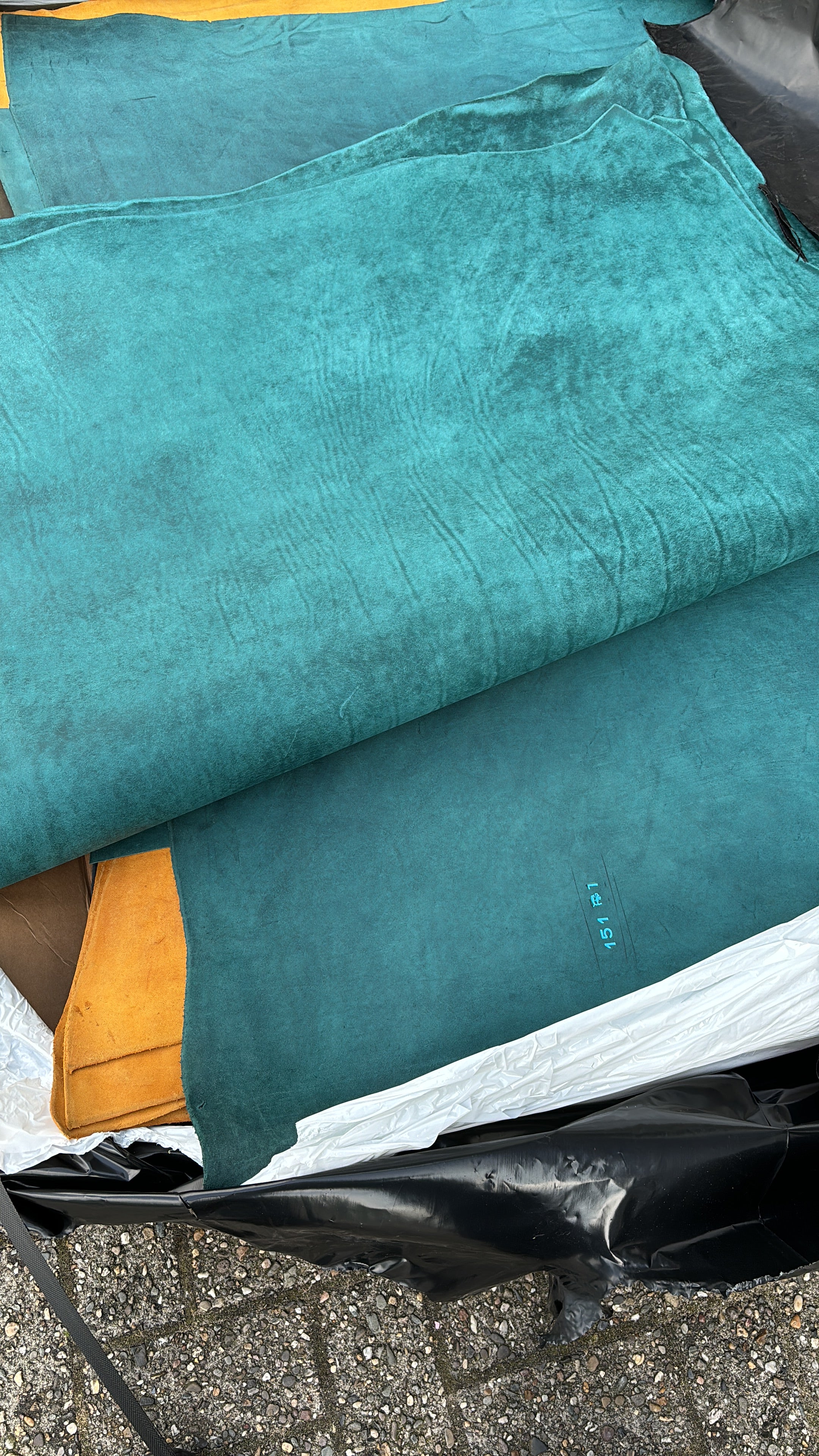 Floater milled leather - 1.3/1.5 mm
