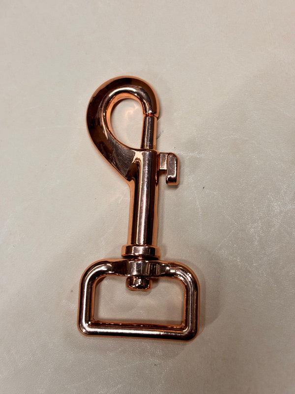 Musketon hook round top trapeze 25 mm