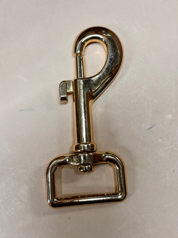 Musketon hook round top trapeze 25 mm