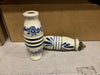 Handbag fastener blue porcelain 2 sizes