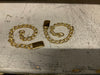 Golden deco chain for accesories 18cm