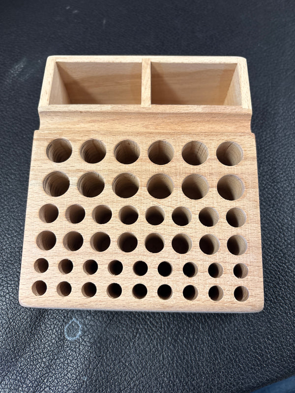 Wooden Leather crafting Tooling holder 36 tools