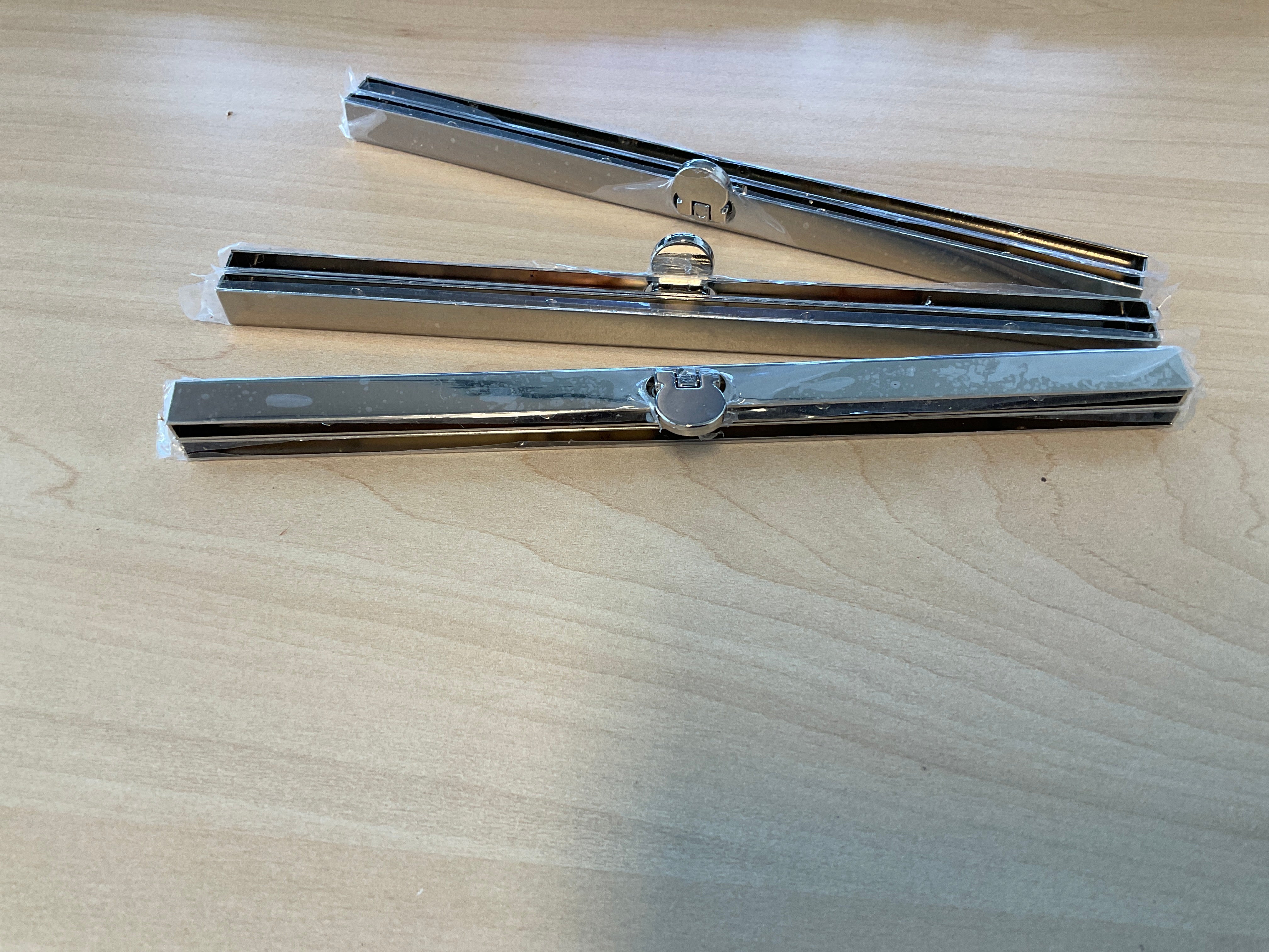 Metal bag frame bracket 20 Nickel