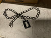 Golden deco chain for accesories 18cm