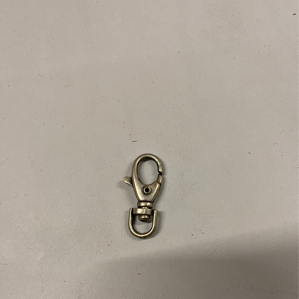 Musketon hook Old Silver 13 mm per two