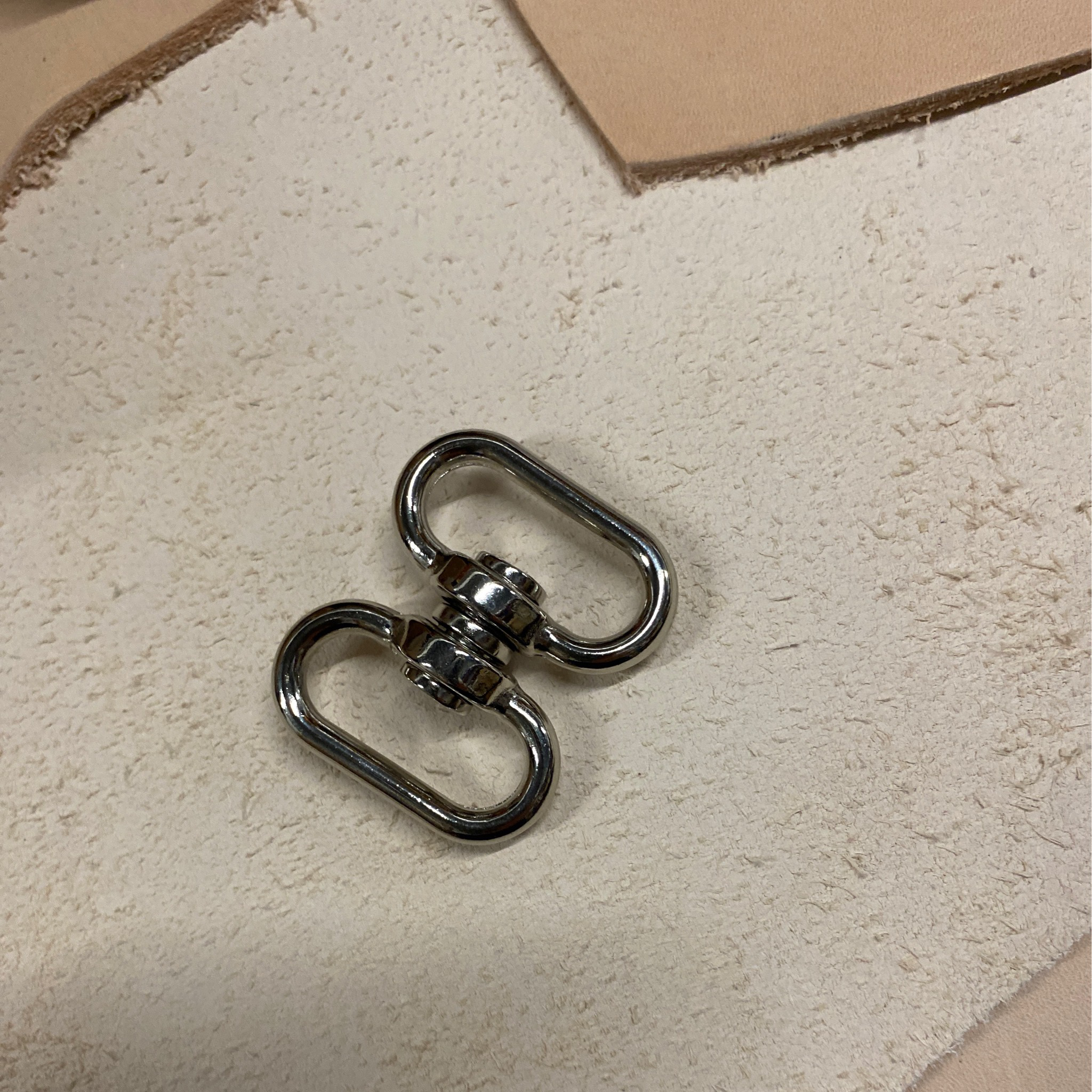 Handle fastener Nickel 25 mm