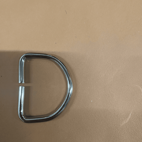 D ring 35x4 mm Nickel