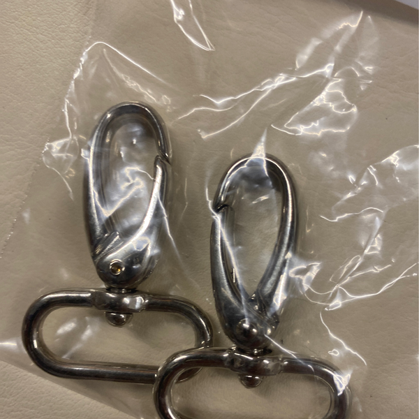 Musketon hook / Snap hook Nickel 26 mm