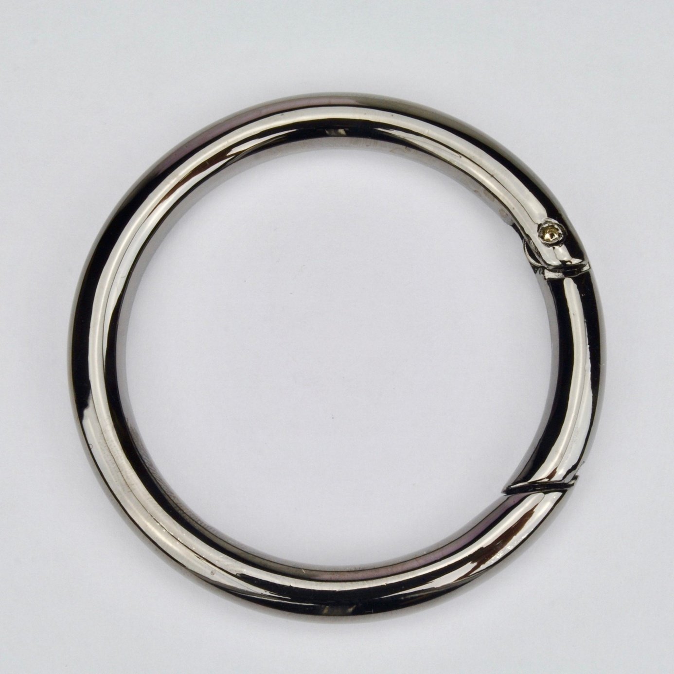 Spring ring clasp Gun Metal 50 mm