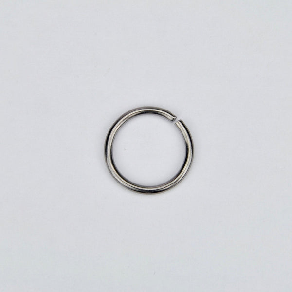 Ring Gun Metal 15 mm