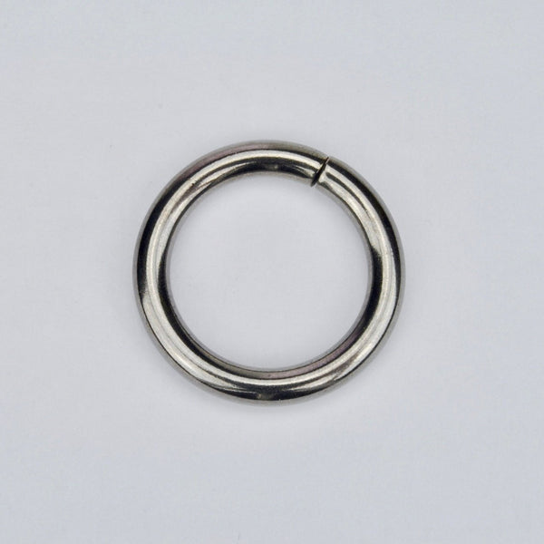 Ring Gun Metal 25 mm