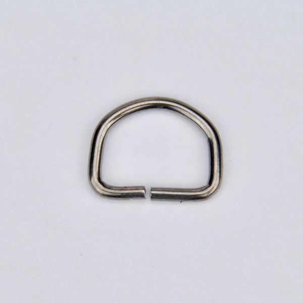 D-Ring Gun Metal 14 mm