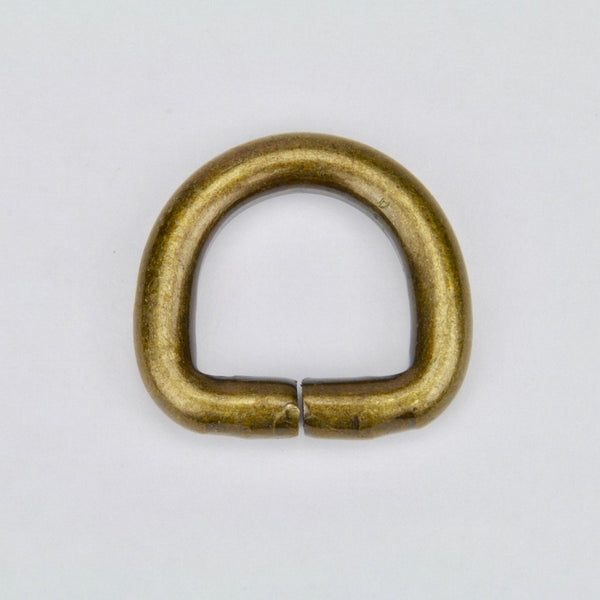 D-Ring Old Gold 20mm