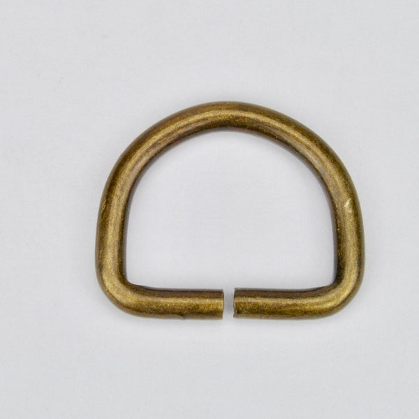 D-Ring Old Gold 22mm