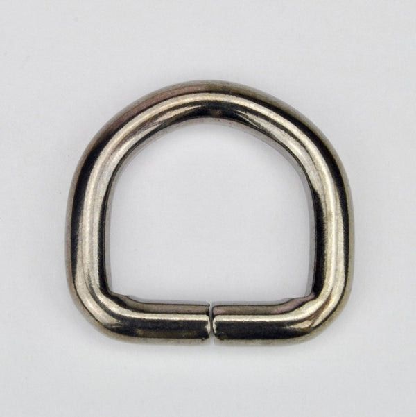 D-Ring Gun Metal 25 mm