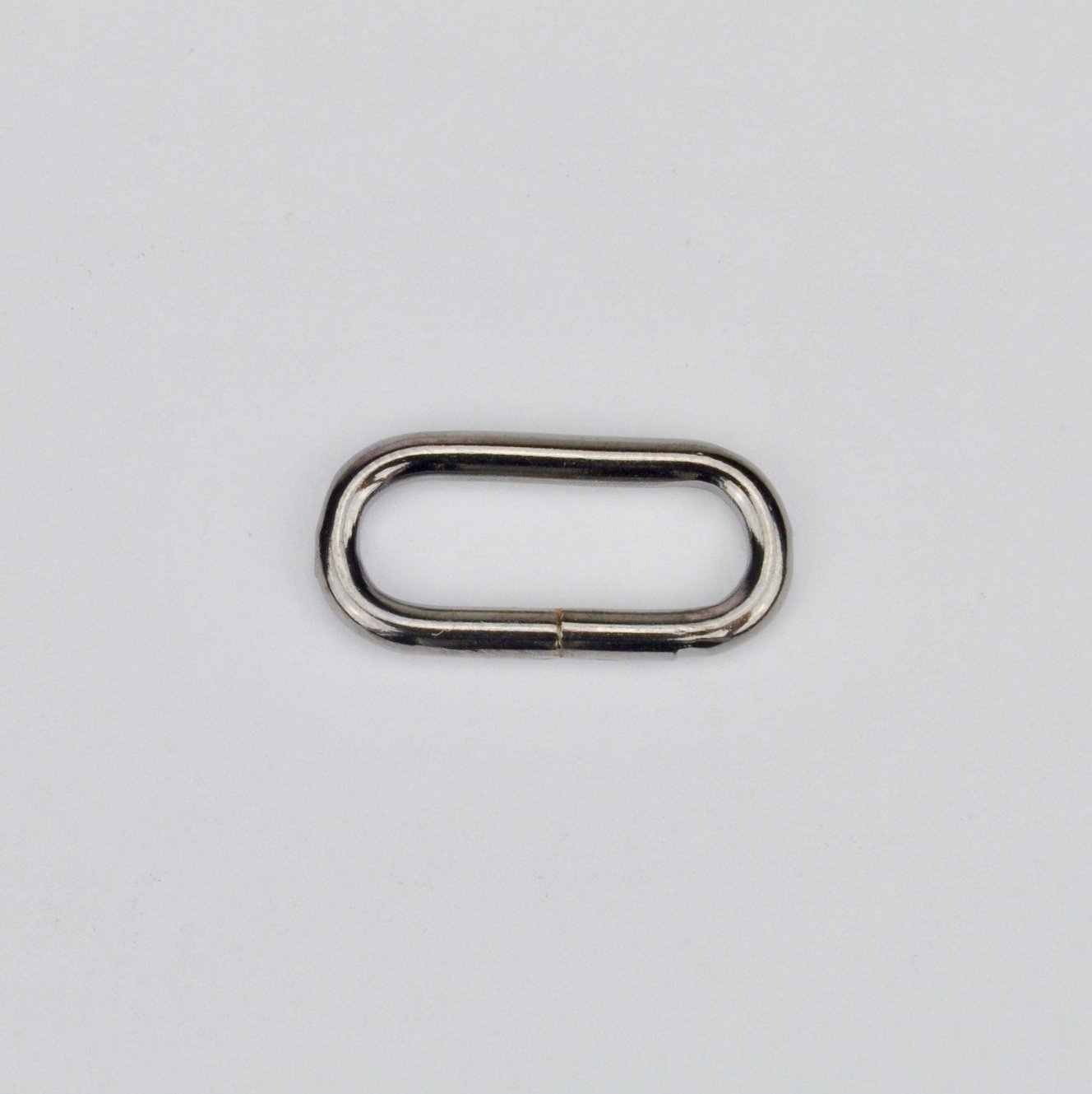 Oval Ring Gun Metal 18 mm
