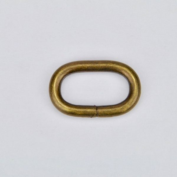 Oval Ring Old Gold 22 mm