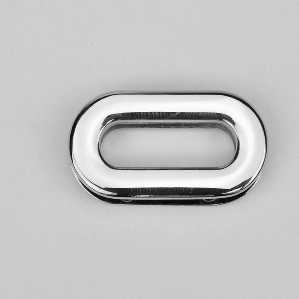 Oval Ring Nickel 25 mm