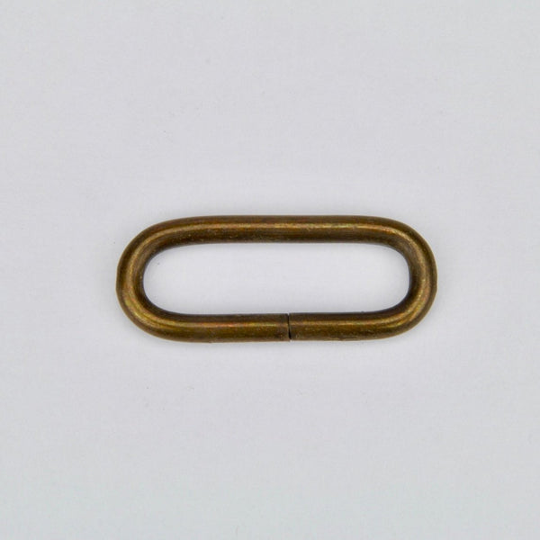 Oval Ring Old Gold 28 mm