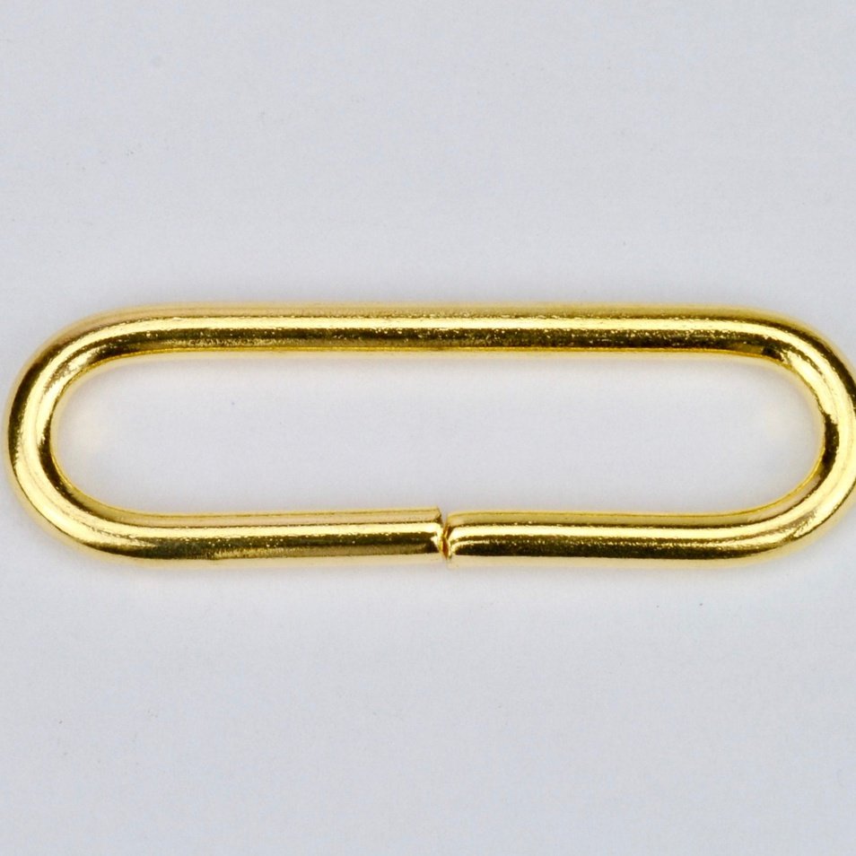 Oval Ring Gold 40mm