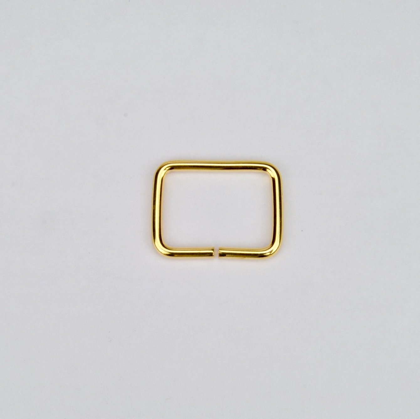 Rectangular Ring Gold 20 mm