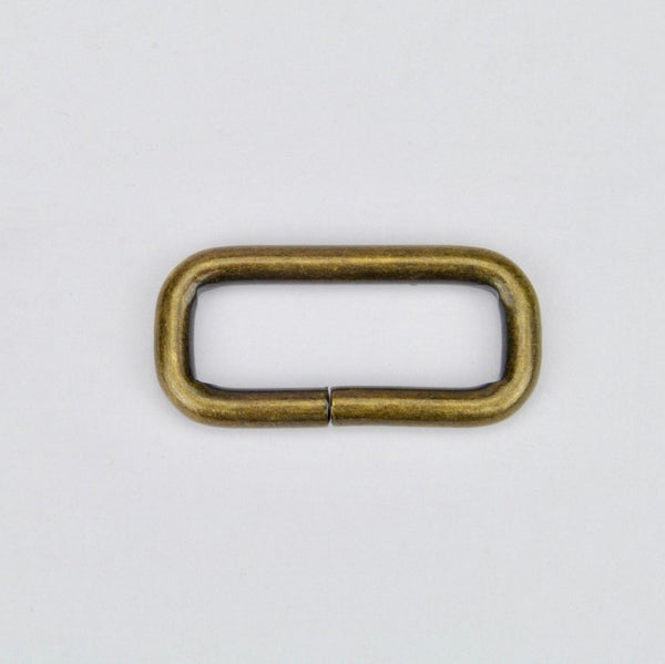 Rectangular Ring Old Gold 30 mm