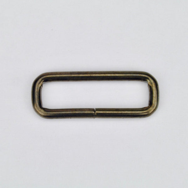 Rectangular Ring Gun Metal 40 mm