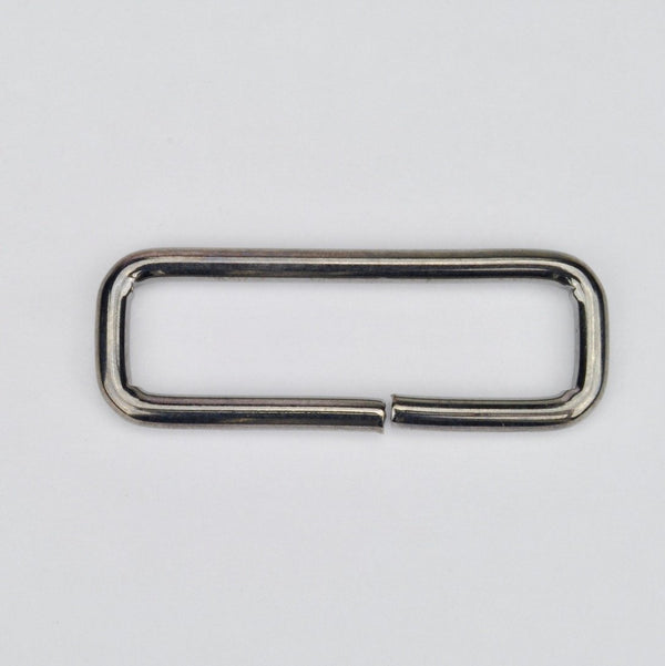 Rectangular Ring Gun Metal 50 mm