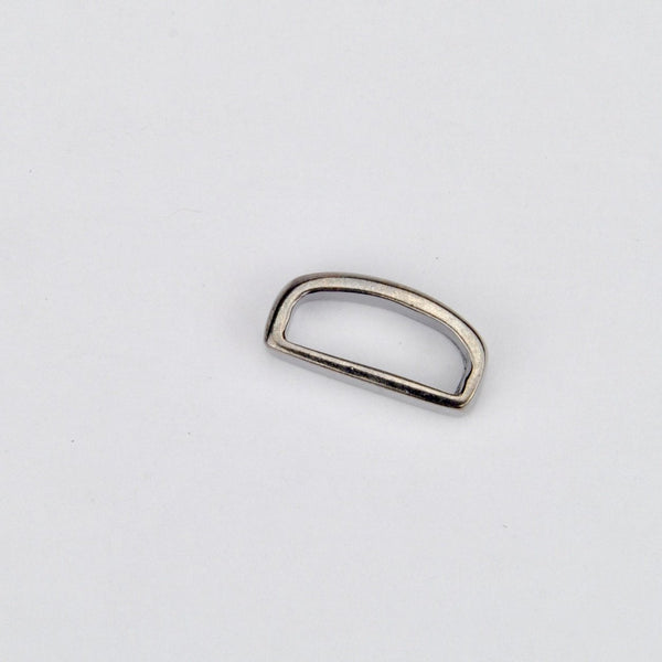 Rectangular metal buckle Gun Metal 15 mm