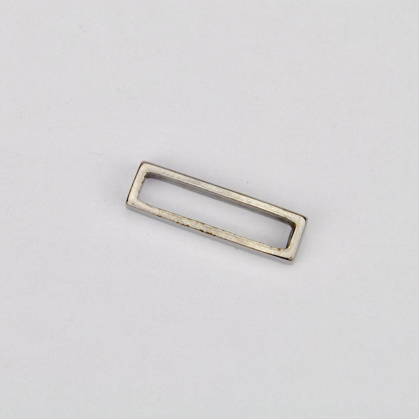Rectangular metal buckle Gun Metal 20 mm