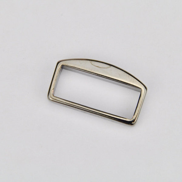 Rectangular metal buckle Gun Metal 25 mm