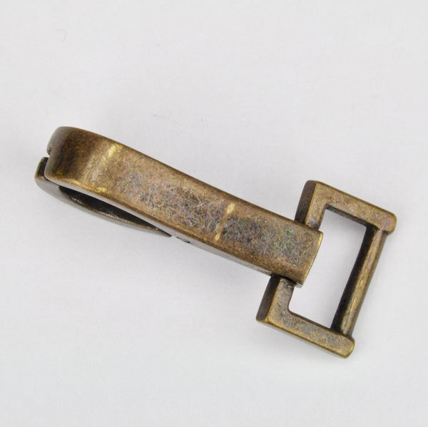 Musketon hook Old Gold 16 mm