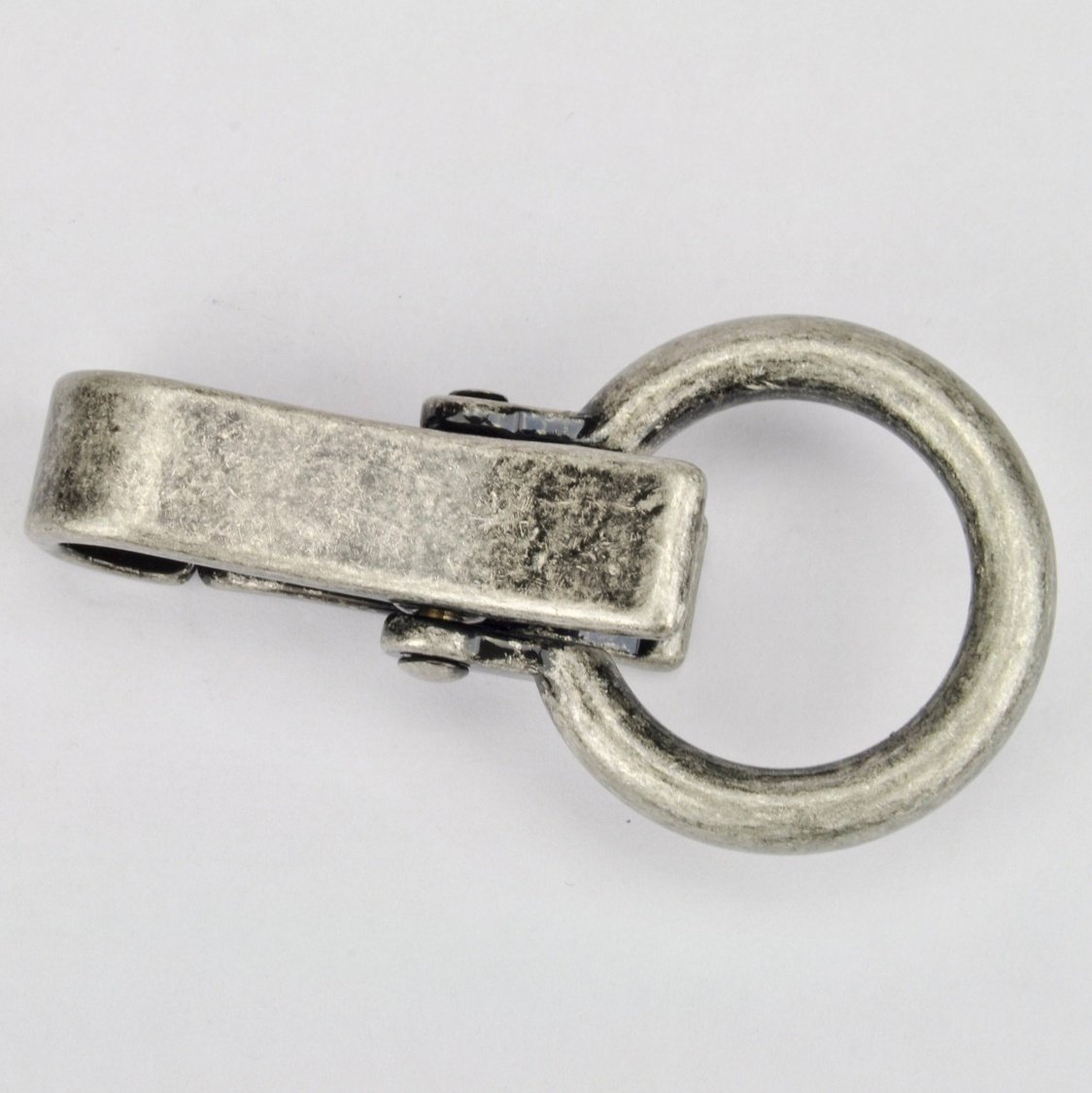 Musketon hook Old Silver 19 mm bags x 2